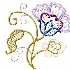 绣花 花卉 家纺 免费素材