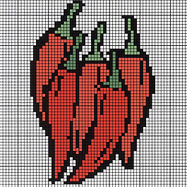 毛衫图案 辣椒 毛衣 免费素材