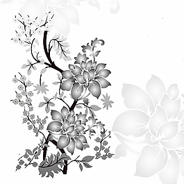 位图 时尚休闲女装 成熟优雅女装 植物 优雅植物 免费素材