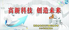 科技展览会背景图片