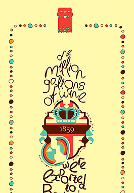 位图 插画 英文 数字 皇冠 免费素材