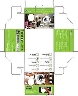 网络摄像头包装彩盒