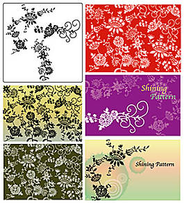 唯美卡片背景矢量素材
