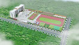 学校鸟瞰图图片