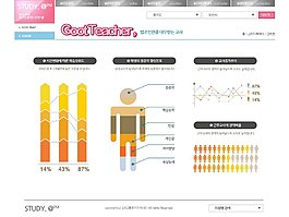 教师网页psd模板