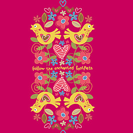 印花矢量图 时尚休闲女装 免费素材