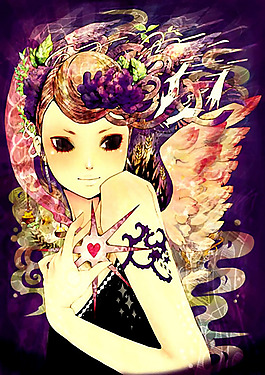 位图 抽象人物 女人 美女 免费素材