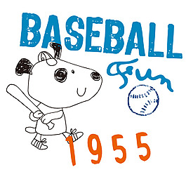 印花矢量图 婴童装印花 卡通动物 动物 文字 免费素材