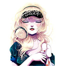 位图 抽象人物 女人 美女 免费素材