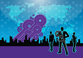 位图 图案概括 个性文字 文字 免费素材