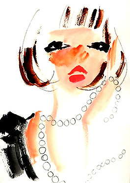 位图 时尚女装印花 时尚 色彩 免费素材