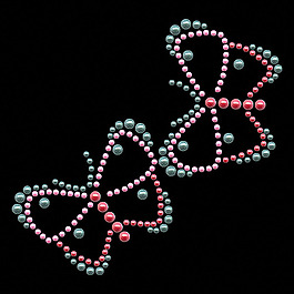 烫钻 色彩 黑色 时尚 毛衣烫钻 免费素材