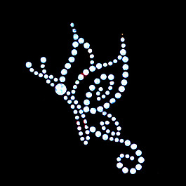 烫钻 色彩 黑色 时尚 毛衣烫钻 免费素材