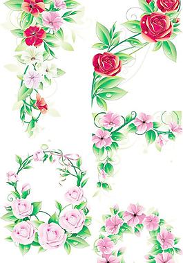 优雅的花朵矢量8免费下载