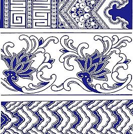 青花瓷纹样