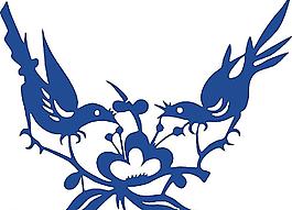 青花瓷图案 喜鹊