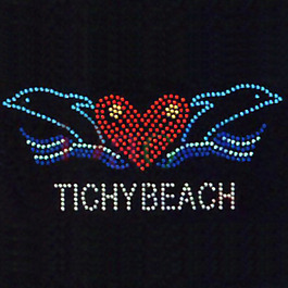 烫钻 动物 海豚 桃心 色彩 免费素材