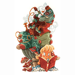 位图 人物人物 少女 色彩 绿色 免费素材