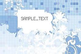 矢量花纹装饰的2