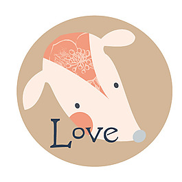 印花矢量图 卡通动物 狐狸 色彩 橙色 免费素材