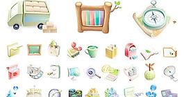 可爱的立体图标1