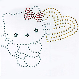 烫钻 动物 猫 HELLO KITTY 免费素材
