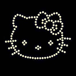烫钻 动物 猫 HELLO KITTY 免费素材