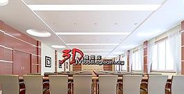 Meeting room 会议室 多人会议室 带贴图 VR渲染 室内效果图 014