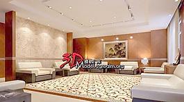 Meeting room 会议室 会宾室 会客厅 带贴图 VR渲染 室内效果图 03
