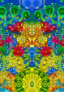 位图 色彩 五彩斑斓 花纹 抽象 免费素材