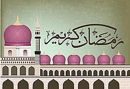 伊斯兰教堂背景图片