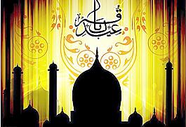 伊斯兰教堂背景图片