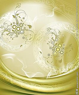 圆盘 底纹 花纹