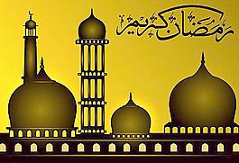 伊斯兰教堂背景图片