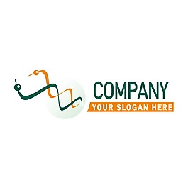 蛇形通用logo素材