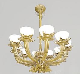 Chandelier Antique 05 仿古皇室吊灯 吊灯