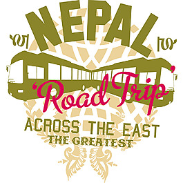 印花矢量图 交通 火车 文字 英文 免费素材