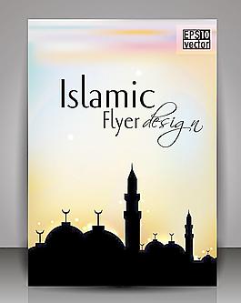 伊斯兰教传单背景图片