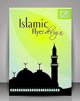 伊斯兰教传单背景图片