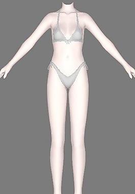 纹胸 三角裤 01_11 箱娘服装