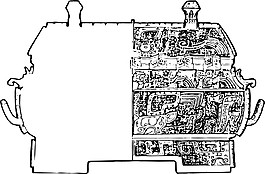 印花矢量图 古代雕刻 黑白色 民族 古代印记 免费素材