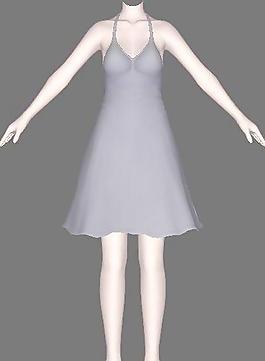 裙子02 3D箱娘,服装