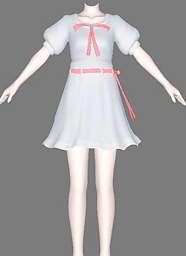 裙子00 3D箱娘,服装