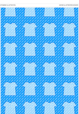 白色T恤排列背景