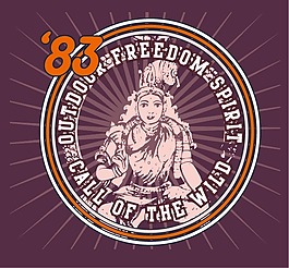 印花矢量图 人物 抽象人物 色彩 棕色 免费素材