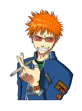 位图 人物 英文 橙色 蓝色 免费素材