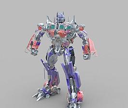 变形金刚（电影版）3D模型-Optimus_Prim 擎天柱(柯柏文)