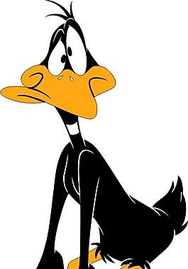 印花矢量图 卡通动物 鸭子 达菲鸭 可爱卡通 免费素材