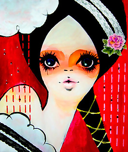 位图 人物 黑色 白色 橙色 免费素材