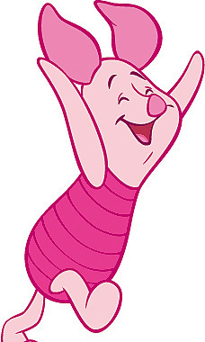 印花矢量图 动物 小猪 Piglet 可爱卡通 免费素材